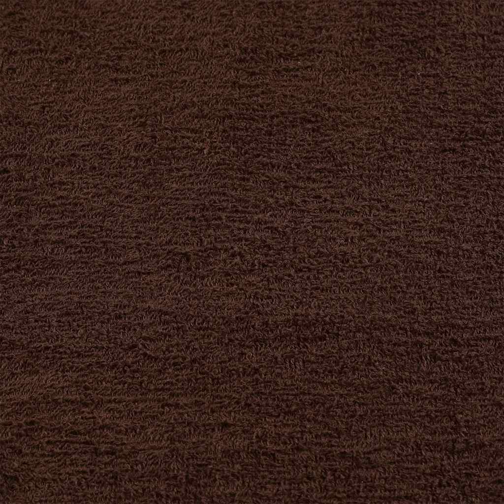 vidaXL Towels "FROGN" 4 pcs Brown 100x200 cm 360 gsm 5