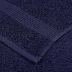 vidaXL Shower Towels "FROGN" 4 pcs Navy Blue 70x140 cm 360 gsm 6
