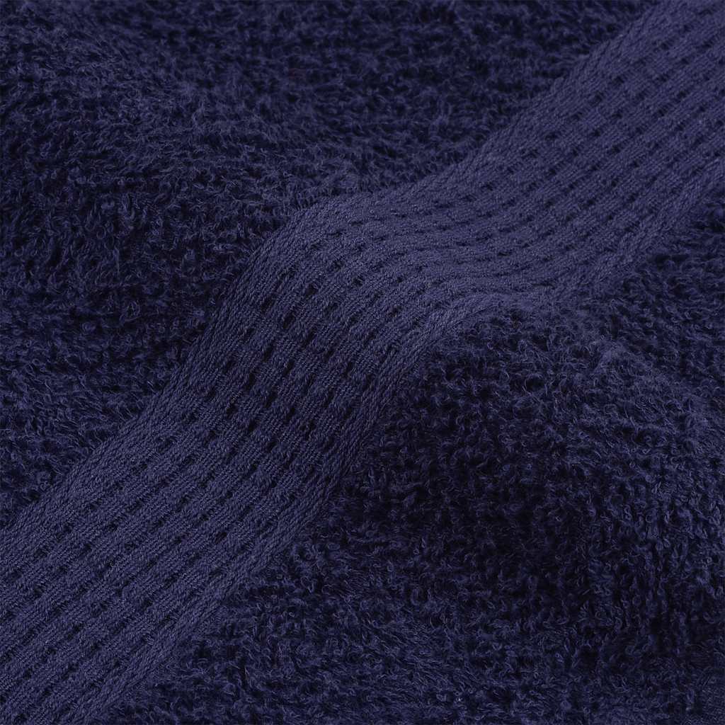 vidaXL Towels "FROGN" 4 pcs Navy Blue 100x200 cm 360 gsm 6