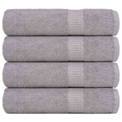 vidaXL Shower Towels "FROGN" 4 pcs Grey 70x140 cm 360 gsm 1
