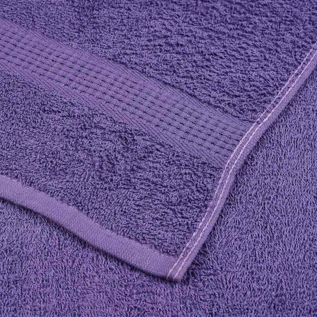 vidaXL Shower Towels "FROGN" 4 pcs Purple 70x140 cm 360 gsm 6