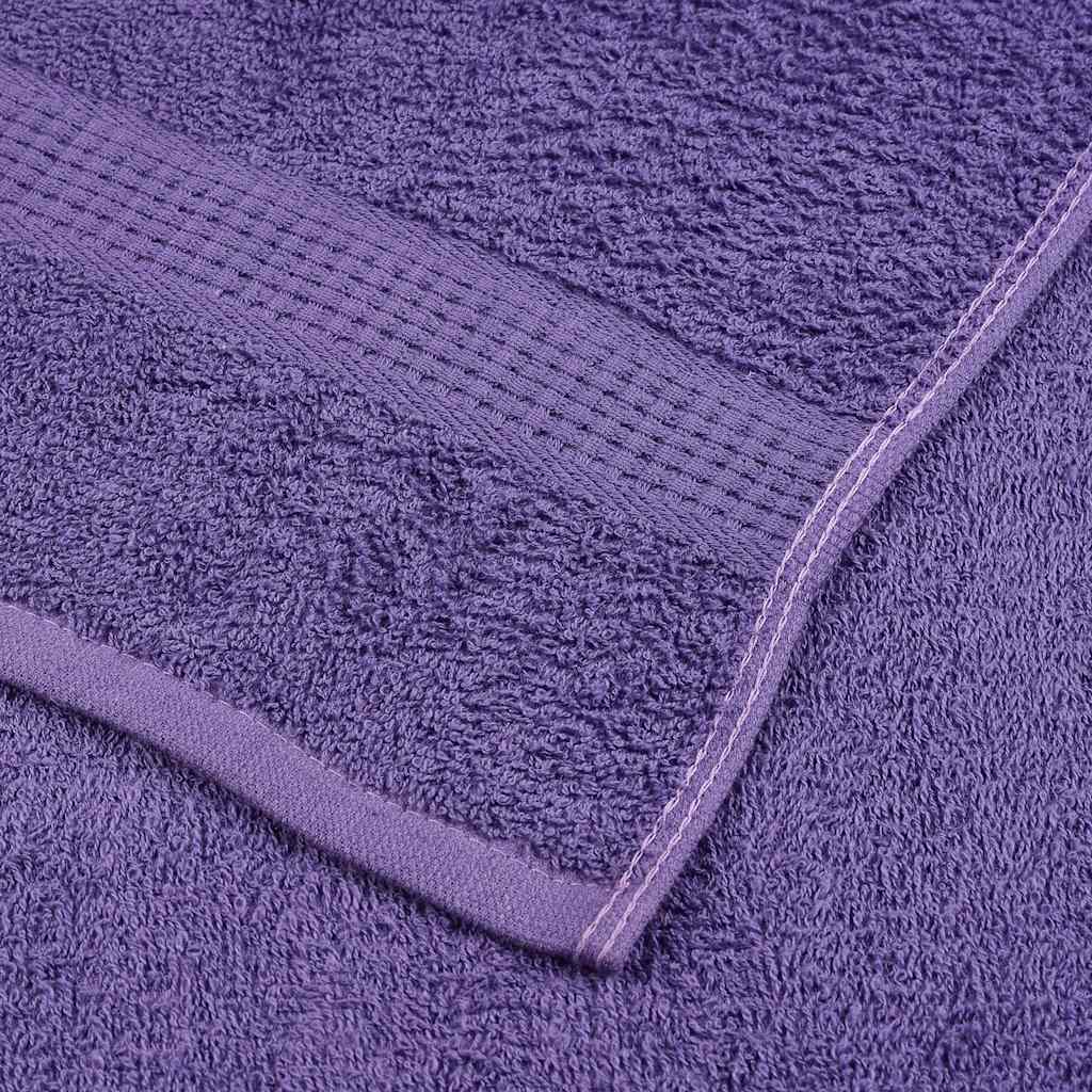vidaXL Towels "FROGN" 2 pcs Purple 100x200 cm 360 gsm 6