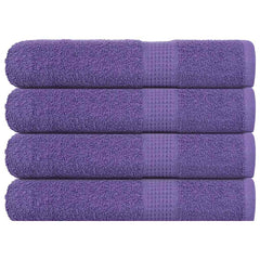 vidaXL Towels "FROGN" 4 pcs Purple 100x200 cm 360 gsm 1