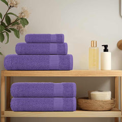 vidaXL Towels "FROGN" 4 pcs Purple 100x200 cm 360 gsm 3
