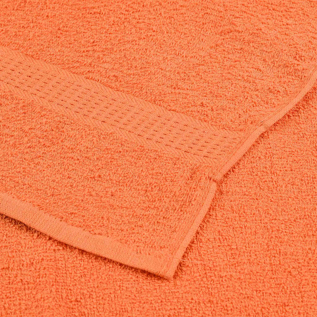 vidaXL Sauna Towels "FROGN" 2 pcs Orange 80x200 cm 360 gsm 6
