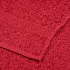 vidaXL Towels "FROGN" 4 pcs Red 100x200 cm 360 gsm 6