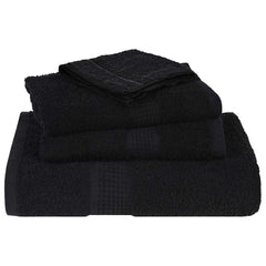 vidaXL Towels "FROGN" 4 pcs Black 100x200 cm 360 gsm 4