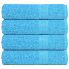 vidaXL Shower Towels "FROGN" 4 pcs Turquoise 70x140 cm 360 gsm 1