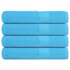 vidaXL Towels "FROGN" 4 pcs Turquoise 100x200 cm 360 gsm 1