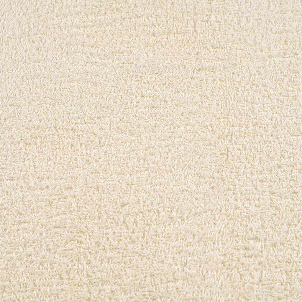 vidaXL Shower Towels "FROGN" 4 pcs Cream 70x140 cm 360 gsm 5