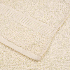 vidaXL Towels "FROGN" 4 pcs Cream 100x200 cm 360 gsm 6