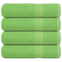 vidaXL Shower Towels "FROGN" 4 pcs Apple Green 70x140 cm 360 gsm 1