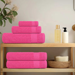 vidaXL Towels "FROGN" 2 pcs Pink 100x200 cm 360 gsm 3