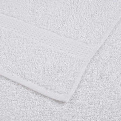 vidaXL 8 Piece Towel Set "FROGN" White 360 gsm 6