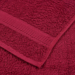 vidaXL 8 Piece Towel Set "FROGN" Bordeaux 360 gsm 6