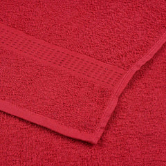 vidaXL 8 Piece Towel Set "FROGN" Red 360 gsm 6