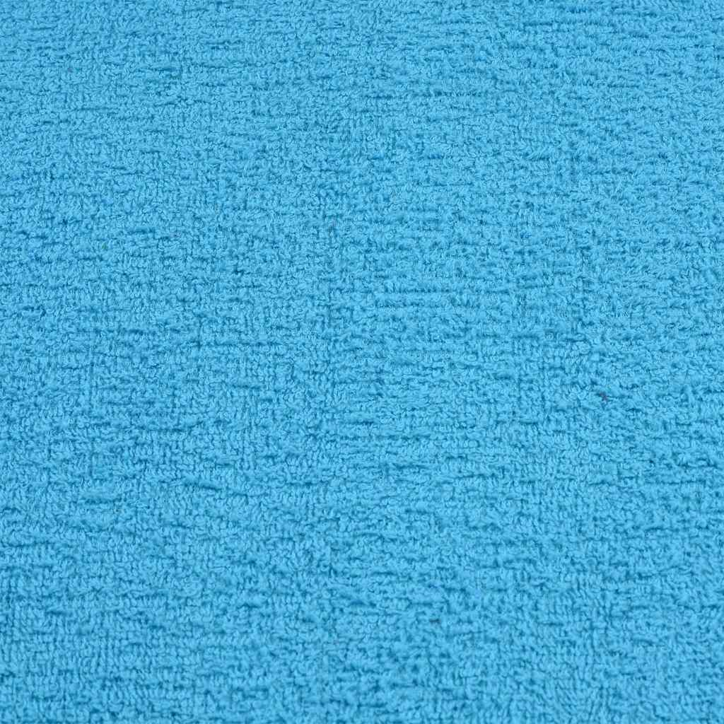 vidaXL 8 Piece Towel Set "FROGN" Turquoise 360 gsm 5