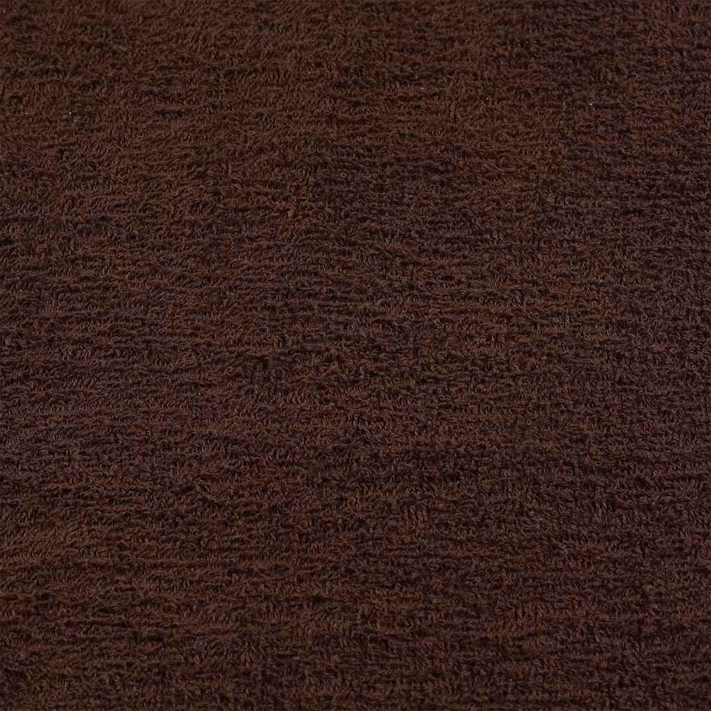 vidaXL 6 Piece Towel Set "FROGN" Brown 360 gsm 5