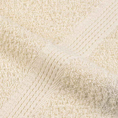vidaXL 6 Piece Towel Set "FROGN" Cream 360 gsm 6