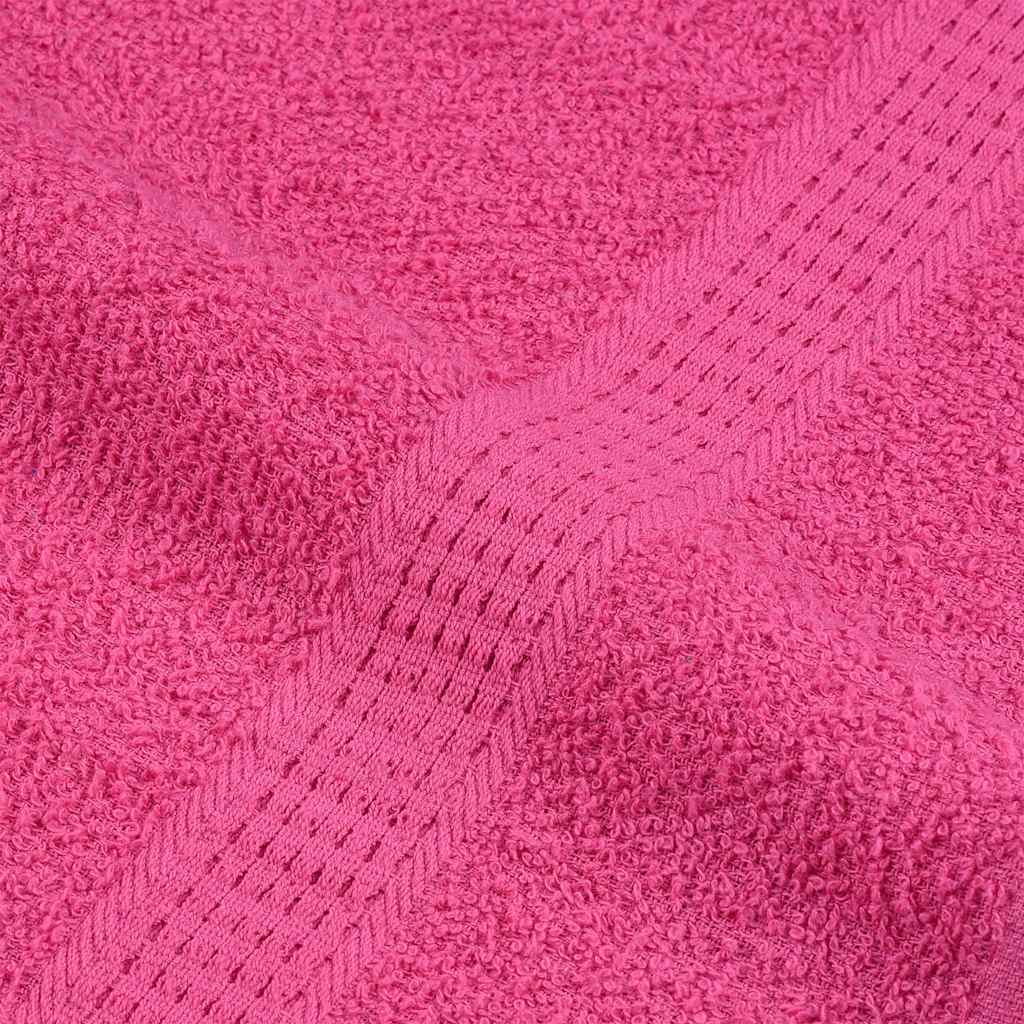 vidaXL 6 Piece Towel Set "FROGN" Pink 360 gsm 5