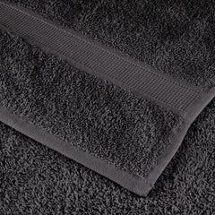 vidaXL Premium Towels "SOLUND" 2 pcs Anthracite 100x200 cm 600 gsm 5