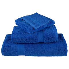 vidaXL Premium Shower Towels "SOLUND" 4 pcs Blue 70x140 cm 600 gsm 4