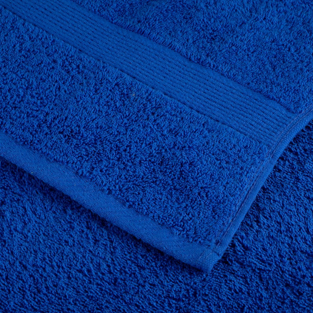 vidaXL Premium Shower Towels "SOLUND" 4 pcs Blue 70x140 cm 600 gsm 5