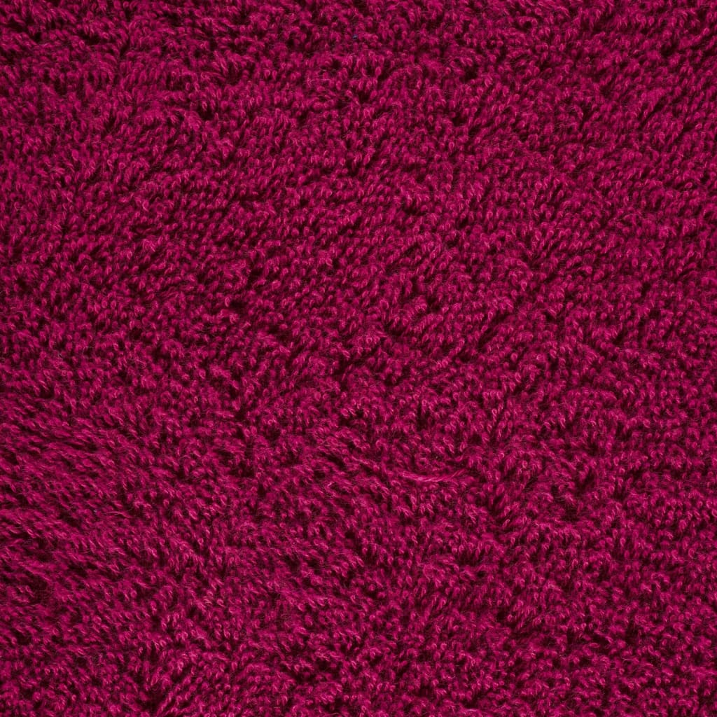 vidaXL Premium Shower Towels "SOLUND" 4 pcs Bordeaux 70x140 cm 600 gsm 5