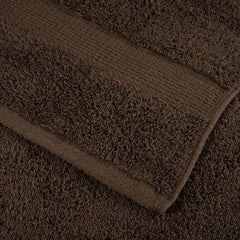 vidaXL Premium Towels "SOLUND" 2 pcs Brown 100x200 cm 600 gsm 6