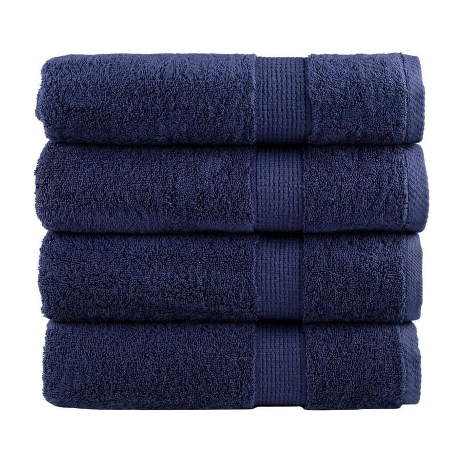 Premium Shower Towels "SOLUND" 4 pcs Navy Blue 600 gsm
