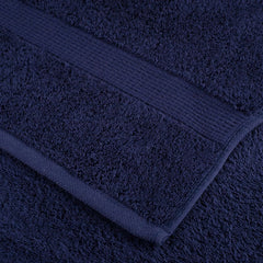 vidaXL Premium Towels "SOLUND" 2 pcs Navy Blue 100x200 cm 600 gsm 6