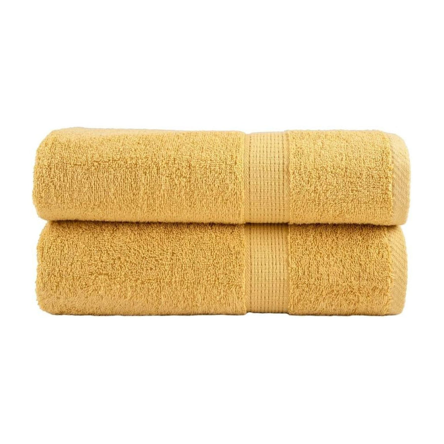 Premium Bath Towels "SOLUND" 2 pcs Gold 600 gsm