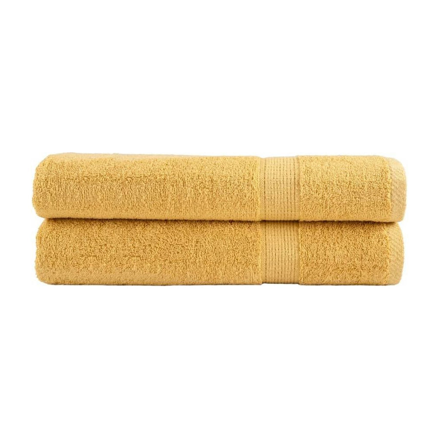 Premium Sauna Towels "SOLUND" 2 pcs Gold 600 gsm