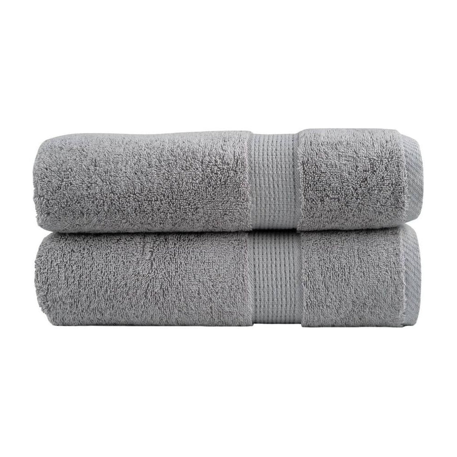 Premium Bath Towels "SOLUND" 2 pcs Grey 600 gsm