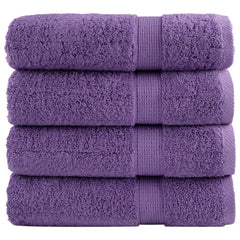 vidaXL Premium Shower Towels SOLUND 4 pcs Purple 70x140 cm 600 gsm 1