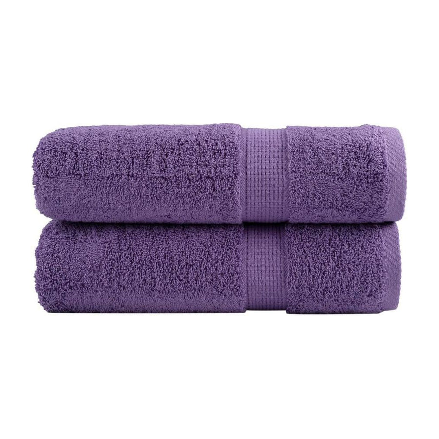 Premium Bath Towels "SOLUND" 2 pcs Purple 600 gsm