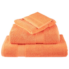 vidaXL Premium Shower Towels SOLUND 4 pcs Orange 70x140 cm 600 gsm 4