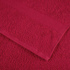 vidaXL Premium Bath Towels "SOLUND" 4 pcs Red 100x150 cm 600 gsm 6