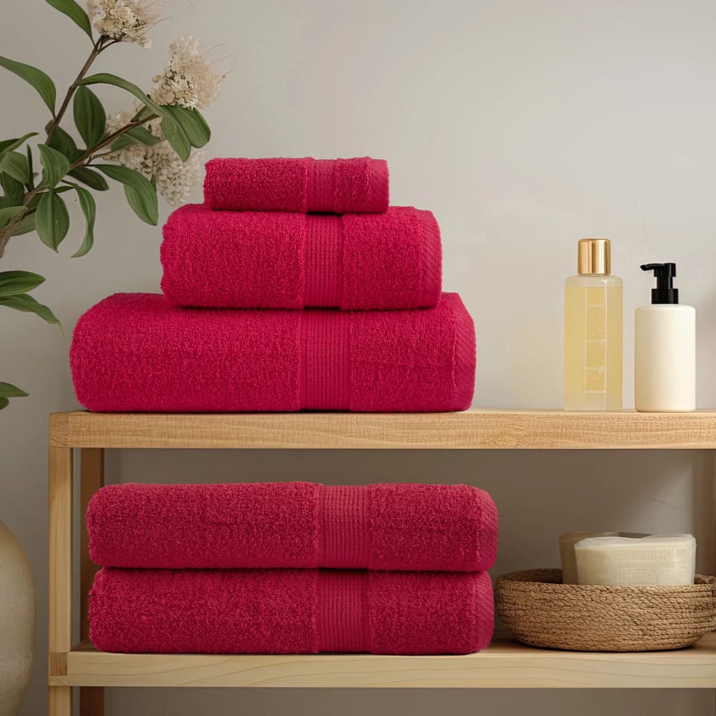 Premium Towels SOLUND 100x200 cm 600 gsm 10 pcs Red