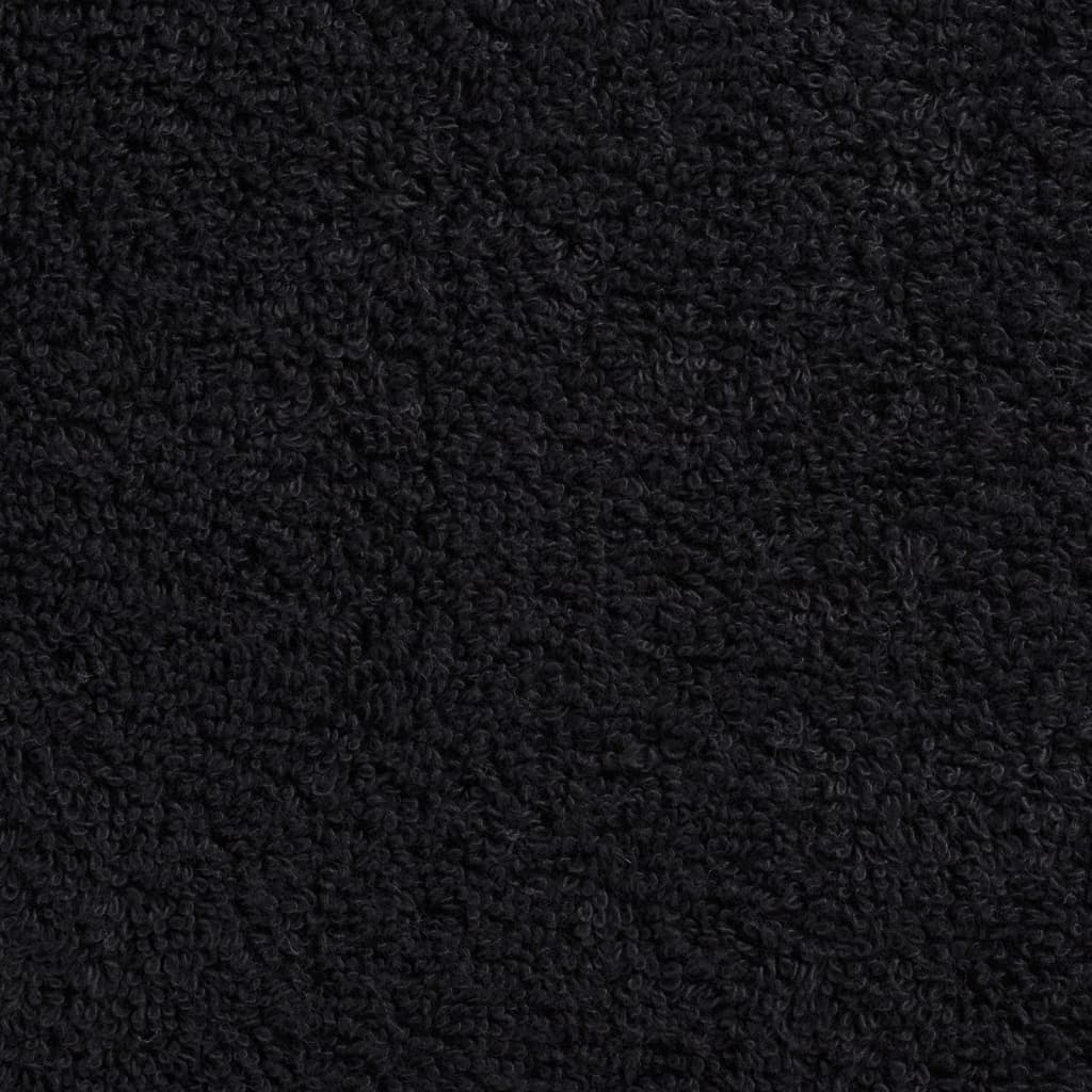 vidaXL Premium Shower Towels SOLUND 4 pcs Black 70x140 cm 600 gsm 5