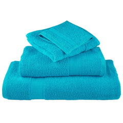 vidaXL Premium Towels SOLUND 2 pcs Turquoise 100x200 cm 600 gsm 4