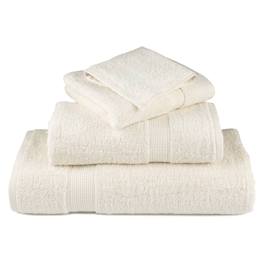 vidaXL Premium Hand Towels SOLUND 10 pcs Cream 50x100 cm 600 gsm 4