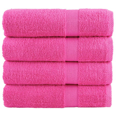 vidaXL Premium Shower Towels SOLUND 4 pcs Pink 70x140 cm 600 gsm 1