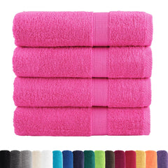 vidaXL Premium Shower Towels SOLUND 4 pcs Pink 70x140 cm 600 gsm 2
