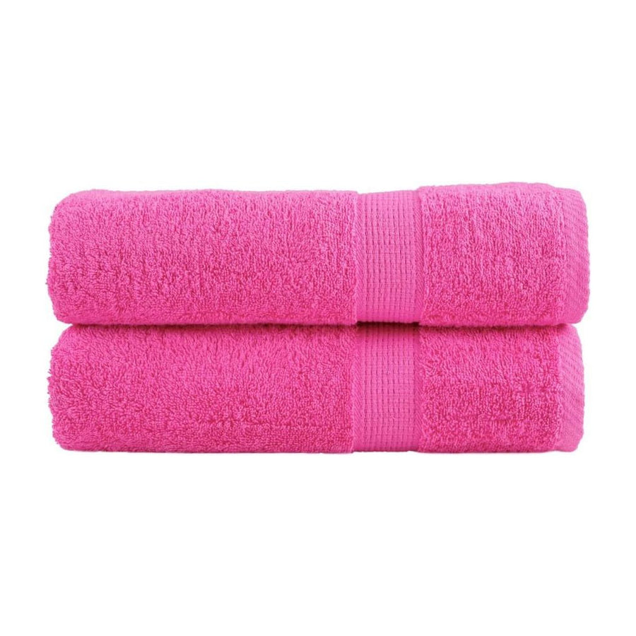 Premium Bath Towels "SOLUND" 2 pcs Pink 600 gsm