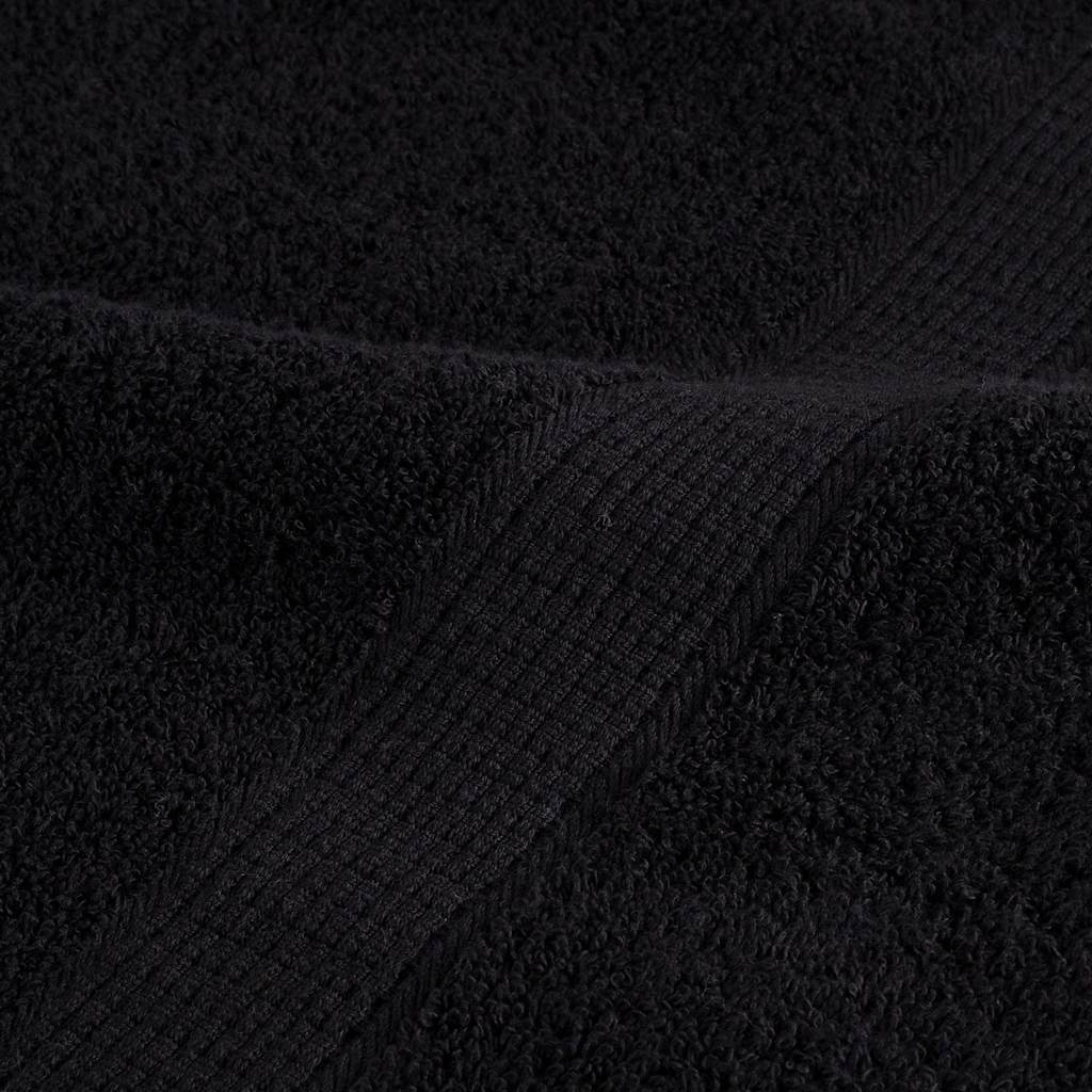 vidaXL 8 Piece Premium Towel Set SOLUND Black 600 gsm 6