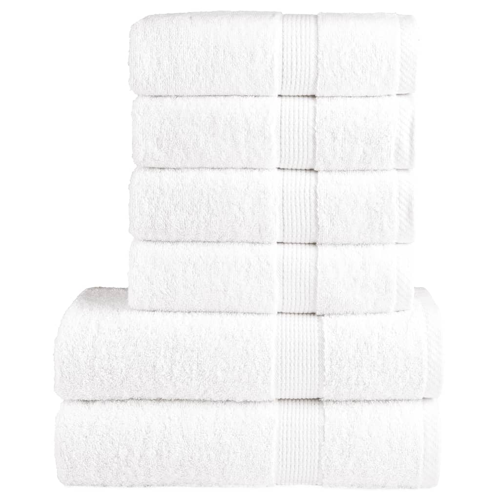 6 Piece Premium Towel Set SOLUND 600 gsm