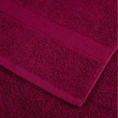 vidaXL 6 Piece Premium Towel Set SOLUND Bordeaux 600 gsm 5