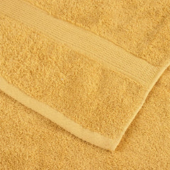vidaXL 6 Piece Premium Towel Set SOLUND Gold 600 gsm 5