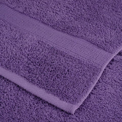 vidaXL 6 Piece Premium Towel Set SOLUND Purple 600 gsm 5